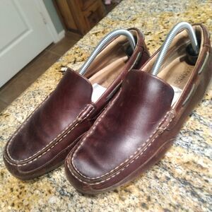 Sperry Top Sider 0238212 Brown Navigator Venetian Driving Loafers Men's Sz 9M